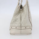 GUCCI Hand Bag Leather Ivory Gold 145761 Auth fm4957-4