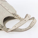 GUCCI Hand Bag Leather Ivory Gold 145761 Auth fm4957-7