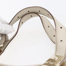 GUCCI Hand Bag Leather Ivory Gold 145761 Auth fm4957-8