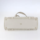 GUCCI Hand Bag Leather Ivory Gold 145761 Auth fm4957-5