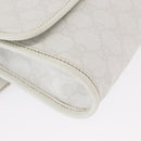 GUCCI GG Supreme Sherry Line Waist bag PVC White Gold 152597 Auth fm4959-10