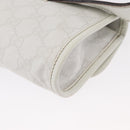 GUCCI GG Supreme Sherry Line Waist bag PVC White Gold 152597 Auth fm4959-13