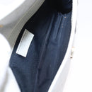 GUCCI GG Supreme Sherry Line Waist bag PVC White Gold 152597 Auth fm4959-17