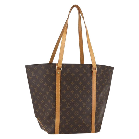 LOUIS VUITTON Monogram Sac Shopping Tote Bag M51108 LV Auth fm4961