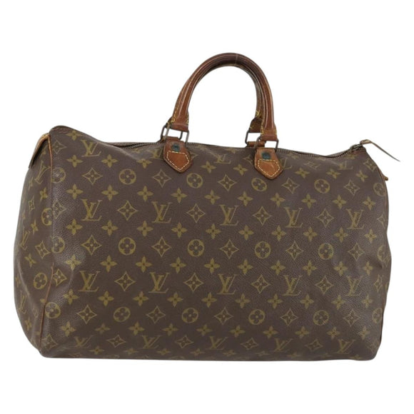 LOUIS VUITTON Monogram Speedy 40 Hand Bag M41522 LV Auth fm4962