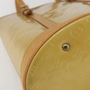 LOUIS VUITTON Monogram Vernis Bucket GM Shoulder Bag Beige LV Auth fm4967-14