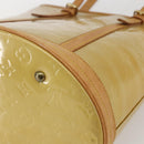 LOUIS VUITTON Monogram Vernis Bucket GM Shoulder Bag Beige LV Auth fm4967-15