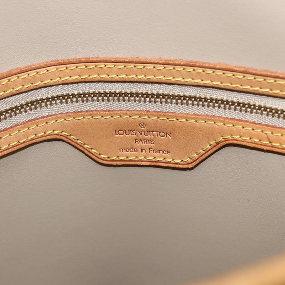 LOUIS VUITTON Monogram Vernis Bucket GM Shoulder Bag Beige LV Auth fm4967