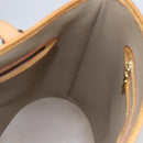 LOUIS VUITTON Monogram Vernis Bucket GM Shoulder Bag Beige LV Auth fm4967-19