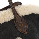 LOUIS VUITTON Monogram Teddy Neverfull MM Tote Bag Black M56960 LV Auth fm4970SM-20