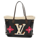 LOUIS VUITTON Monogram Teddy Neverfull MM Tote Bag Black M56960 LV Auth fm4970SM-13