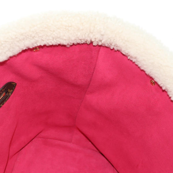 LOUIS VUITTON Monogram Teddy Neverfull MM Tote Bag Black M56960 LV Auth fm4970SM