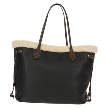 LOUIS VUITTON Monogram Teddy Neverfull MM Tote Bag Black M56960 LV Auth fm4970SM - 0