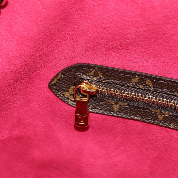 LOUIS VUITTON Monogram Teddy Neverfull MM Tote Bag Black M56960 LV Auth fm4970SM