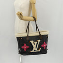 LOUIS VUITTON Monogram Teddy Neverfull MM Tote Bag Black M56960 LV Auth fm4970SM-35