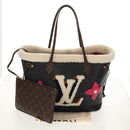 LOUIS VUITTON Monogram Teddy Neverfull MM Tote Bag Black M56960 LV Auth fm4970SM-12