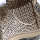 SAINT LAURENT Hand Bag PVC Canvas Gray Beige Auth fm4973-19
