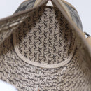 SAINT LAURENT Hand Bag PVC Canvas Gray Beige Auth fm4973-20