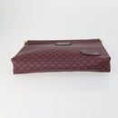 GUCCI GG Canvas Shoulder Bag Leather 6 Set Beige Black Navy Auth fm4975-20