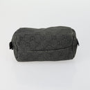 GUCCI GG Canvas Shoulder Bag Leather 6 Set Beige Black Navy Auth fm4975-25