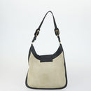 GUCCI GG Canvas Shoulder Bag Leather 6 Set Beige Black Navy Auth fm4975-3