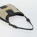 GUCCI GG Canvas Shoulder Bag Leather 6 Set Beige Black Navy Auth fm4975-4