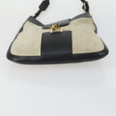 GUCCI GG Canvas Shoulder Bag Leather 6 Set Beige Black Navy Auth fm4975-5