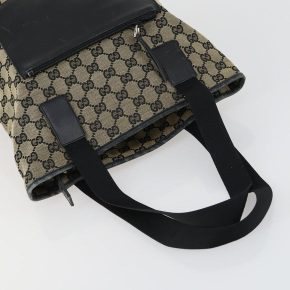 GUCCI GG Canvas Web Sherry Line Shoulder Bag 5 Set Beige Red Auth fm4976
