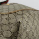 GUCCI GG Canvas Web Sherry Line Shoulder Bag 5 Set Beige Red Auth fm4976-7