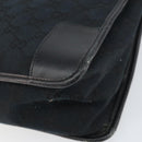 GUCCI GG Canvas Tote Bag Black Silver 000 0855 Auth fm4978-15