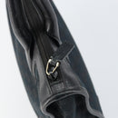 GUCCI GG Canvas Tote Bag Black Silver 000 0855 Auth fm4978-10