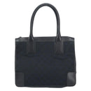 GUCCI GG Canvas Tote Bag Black Silver 000 0855 Auth fm4978-13