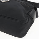 PRADA Shoulder Bag Nylon Black Silver Auth fm4979-8