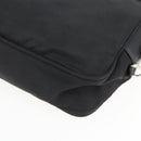 PRADA Shoulder Bag Nylon Black Silver Auth fm4979-16
