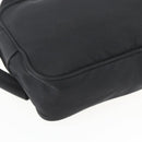 PRADA Shoulder Bag Nylon Black Silver Auth fm4979-17