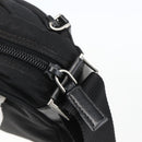 PRADA Shoulder Bag Nylon Black Silver Auth fm4979-9