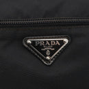PRADA Shoulder Bag Nylon Black Silver Auth fm4979-18
