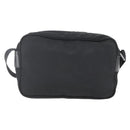 PRADA Shoulder Bag Nylon Black Silver Auth fm4979-2