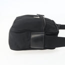 PRADA Shoulder Bag Nylon Black Silver Auth fm4979-4