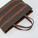 CELINE Macadam Canvas Shoulder Bag PVC Leather 3 Set Red Brown Auth fm4983-12