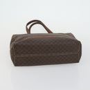 CELINE Macadam Canvas Shoulder Bag PVC Leather 3 Set Red Brown Auth fm4983-14