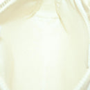 CELINE Macadam Canvas Clutch Bag PVC Leather 4 Set Beige White Auth fm4984-14