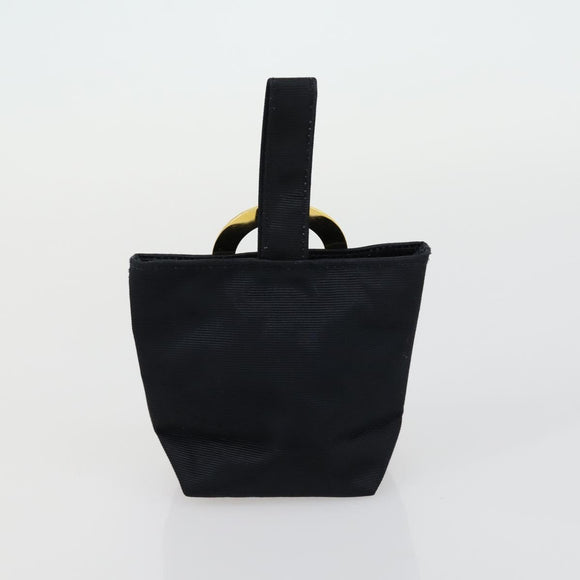 CELINE Macadam Canvas Clutch Bag PVC Leather 4 Set Beige White Auth fm4984