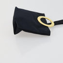 CELINE Macadam Canvas Clutch Bag PVC Leather 4 Set Beige White Auth fm4984-23