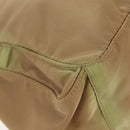 PRADA Shoulder Bag Nylon Khaki Silver Auth fm4987-16