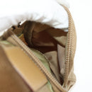 PRADA Shoulder Bag Nylon Khaki Silver Auth fm4987-19