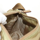 PRADA Shoulder Bag Nylon Khaki Silver Auth fm4987-26