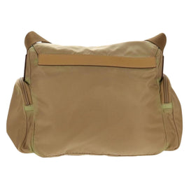 PRADA Shoulder Bag Nylon Khaki Silver Auth fm4987 - 0