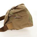 PRADA Shoulder Bag Nylon Khaki Silver Auth fm4987-3