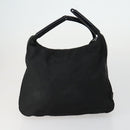 PRADA Hand Bag Nylon Canvas 6 Set Black Beige Red Auth fm4988-13